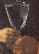 Diego Velazquez Detail of the water seller of Sevilla oil painting artist